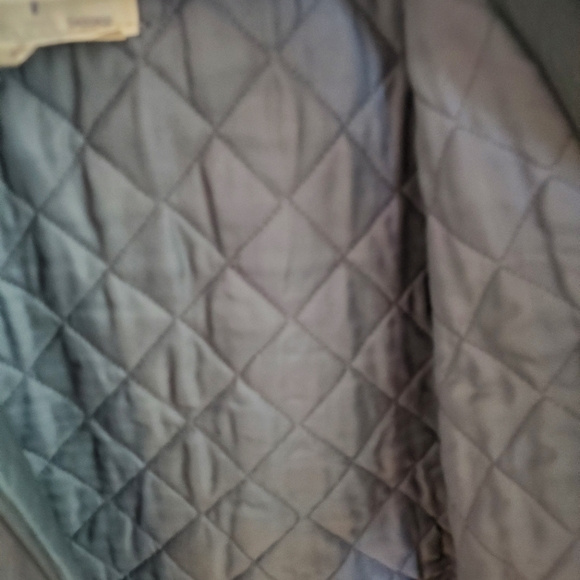 Men's Simpsons Vintage Gray Leather Bomber Jacket - Picture 7 of 7